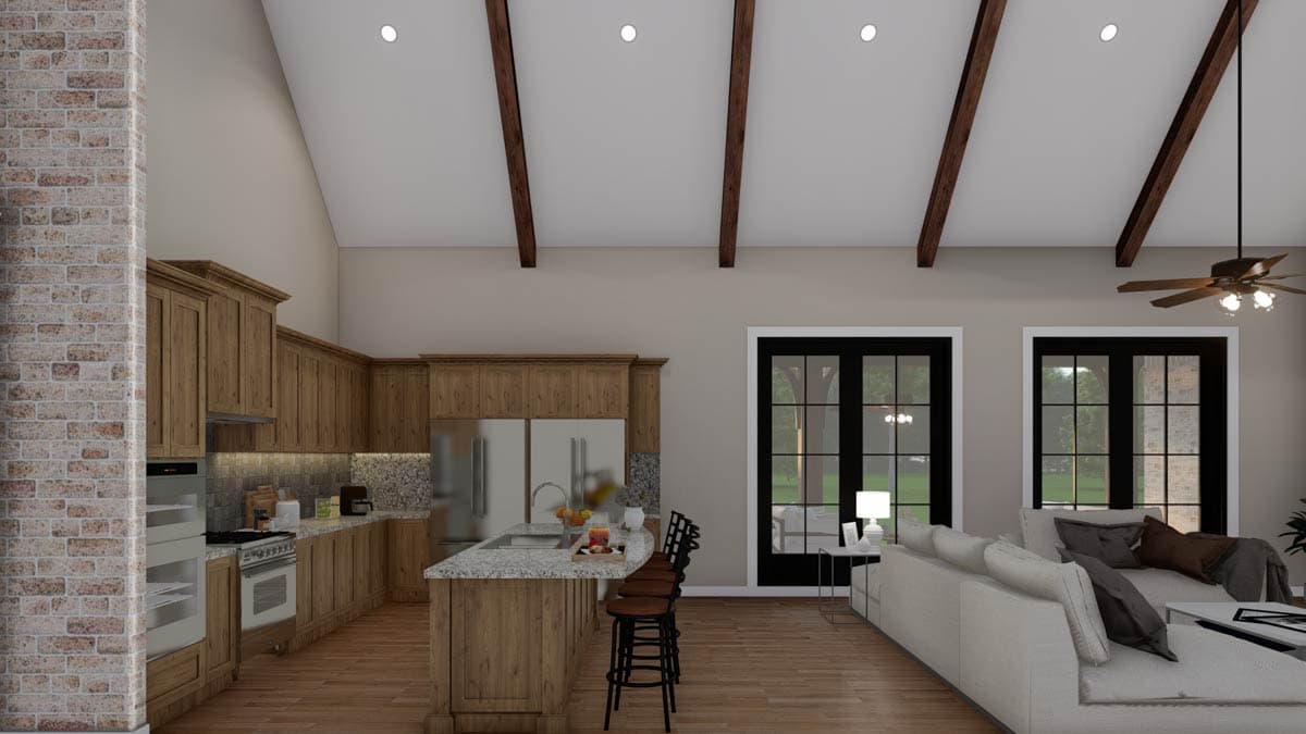 Plan 70506MK: 3 Bed European House Plan with Vaulted Great Room - 2532 Sq Ft - Image #13 - European, French Country, Traditional