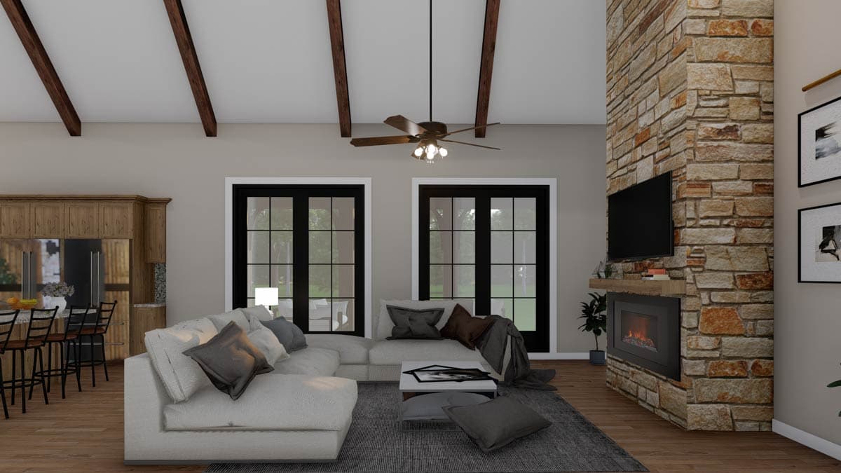 Plan 70506MK: 3 Bed European House Plan with Vaulted Great Room - 2532 Sq Ft - Image #15 - European, French Country, Traditional