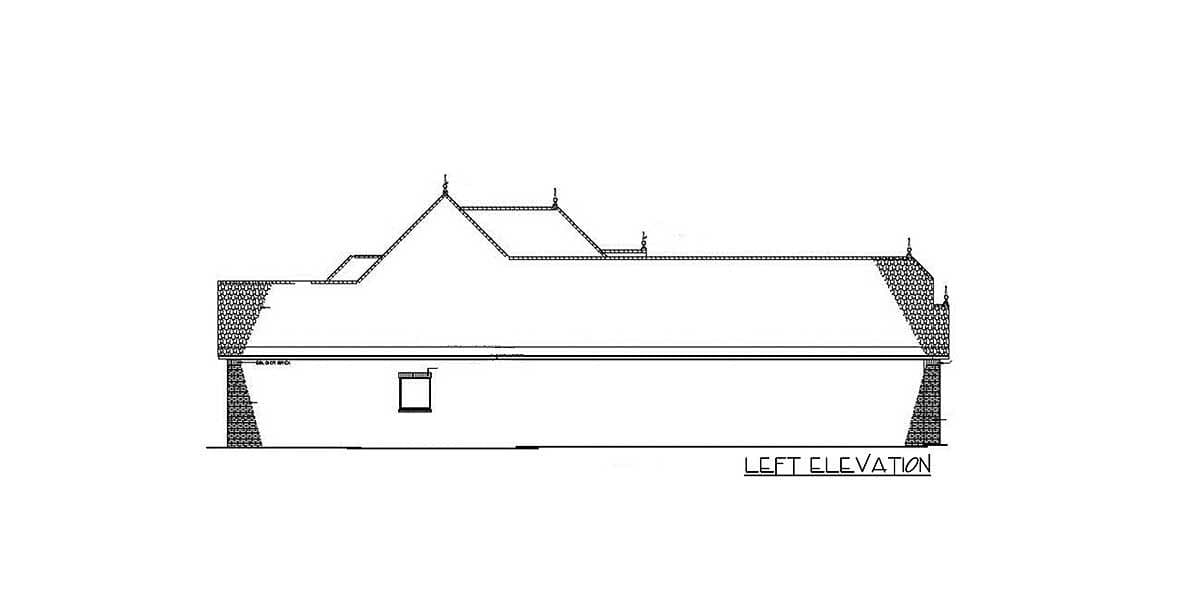 Plan 70506MK: 3 Bed European House Plan with Vaulted Great Room - 2532 Sq Ft - Image #19 - European, French Country, Traditional