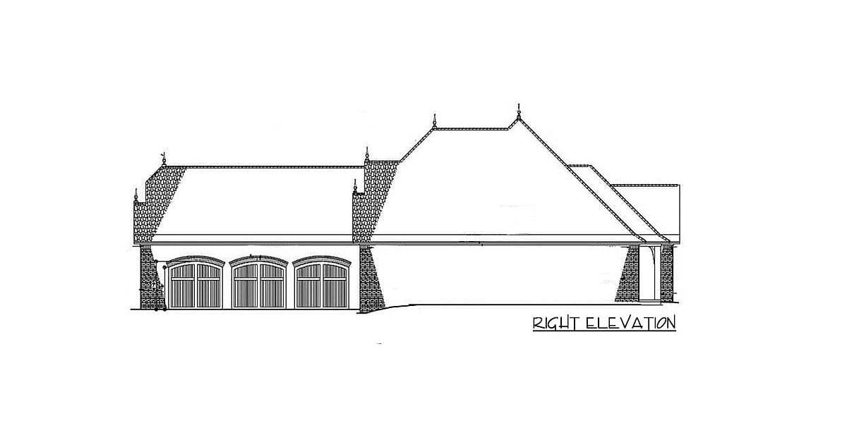 Plan 70506MK: 3 Bed European House Plan with Vaulted Great Room - 2532 Sq Ft - Image #20 - European, French Country, Traditional