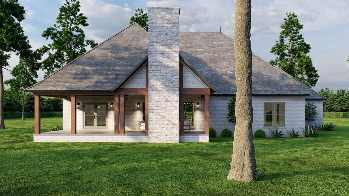 Plan 70508MK: 3 Bed Brick and Stone House Plan - 2428 Sq Ft - Image #6 - European, French Country
