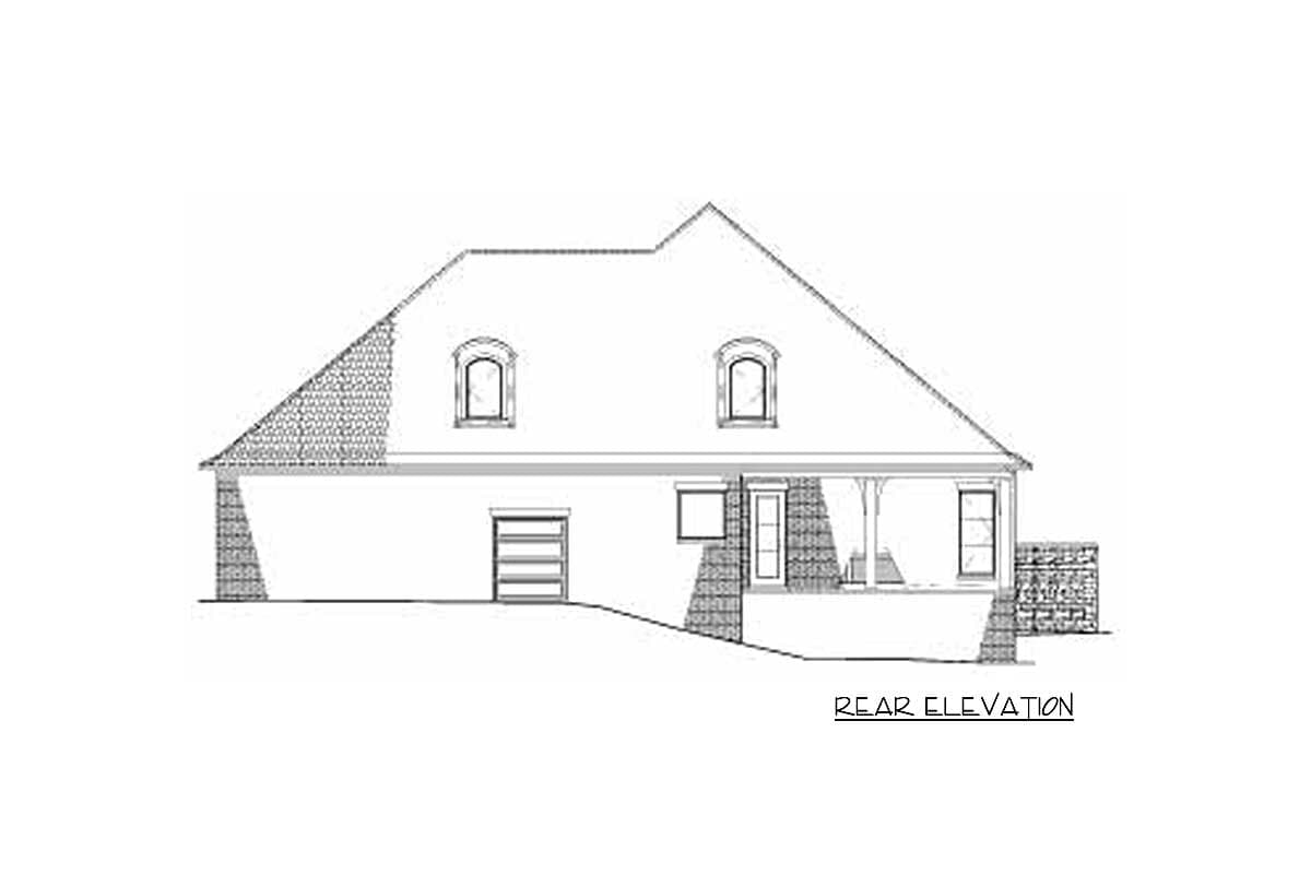 Plan 70512SND: Spacious French Country Retreat with Versatile Bonus Room and Dual Master Suites - Image #5 - European, French Country