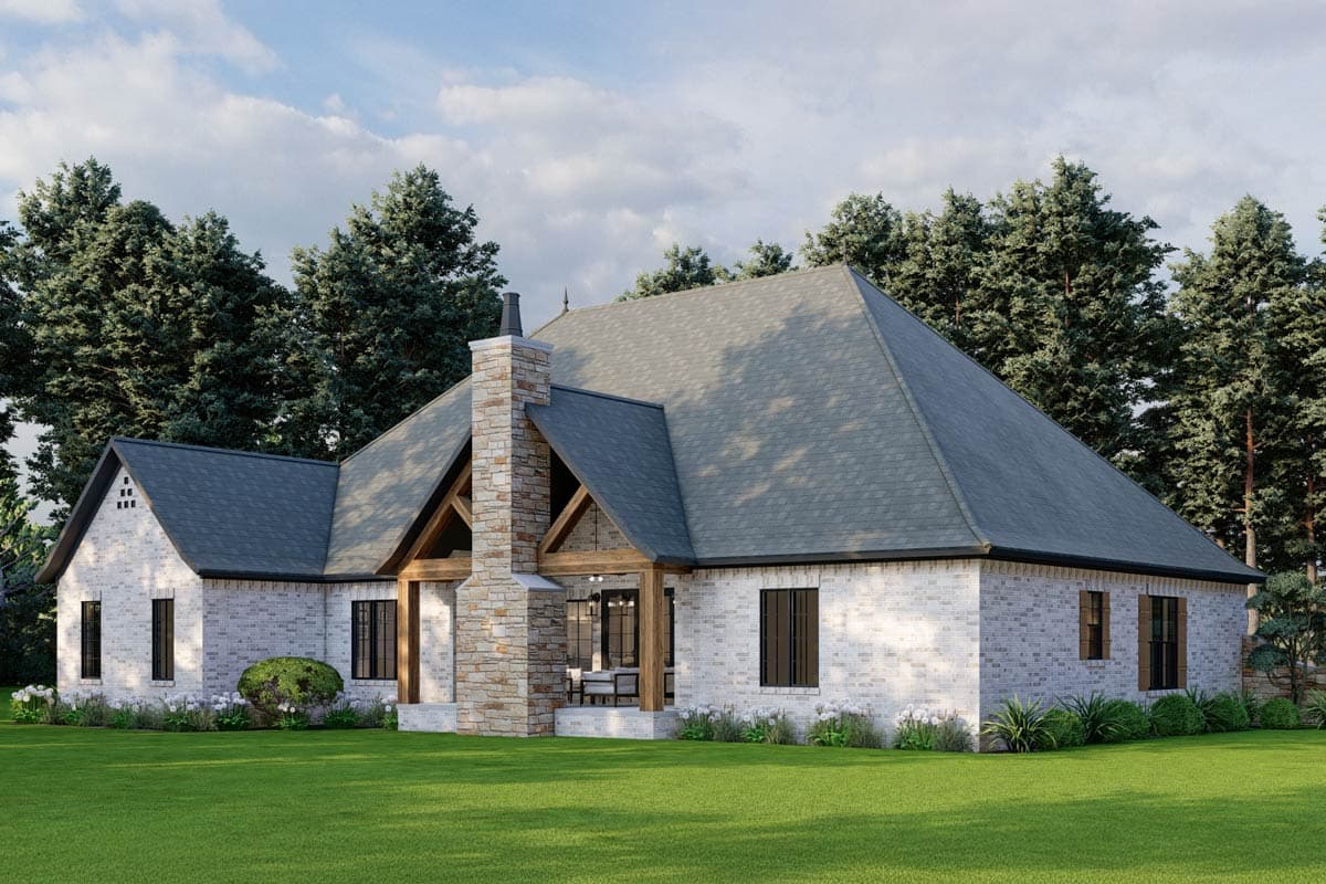 Plan 70515MK: 4 Bed French Country House Plan with Bonus Over Garage - 2647 Sq Ft - Image #7 - European, French Country, Traditional, Transitional