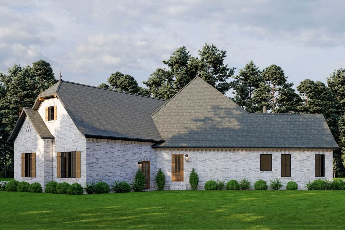 Plan 70515MK: 4 Bed French Country House Plan with Bonus Over Garage - 2647 Sq Ft - Image #8 - European, French Country, Traditional, Transitional