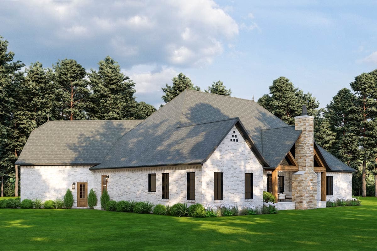 Plan 70515MK: 4 Bed French Country House Plan with Bonus Over Garage - 2647 Sq Ft - Image #9 - European, French Country, Traditional, Transitional