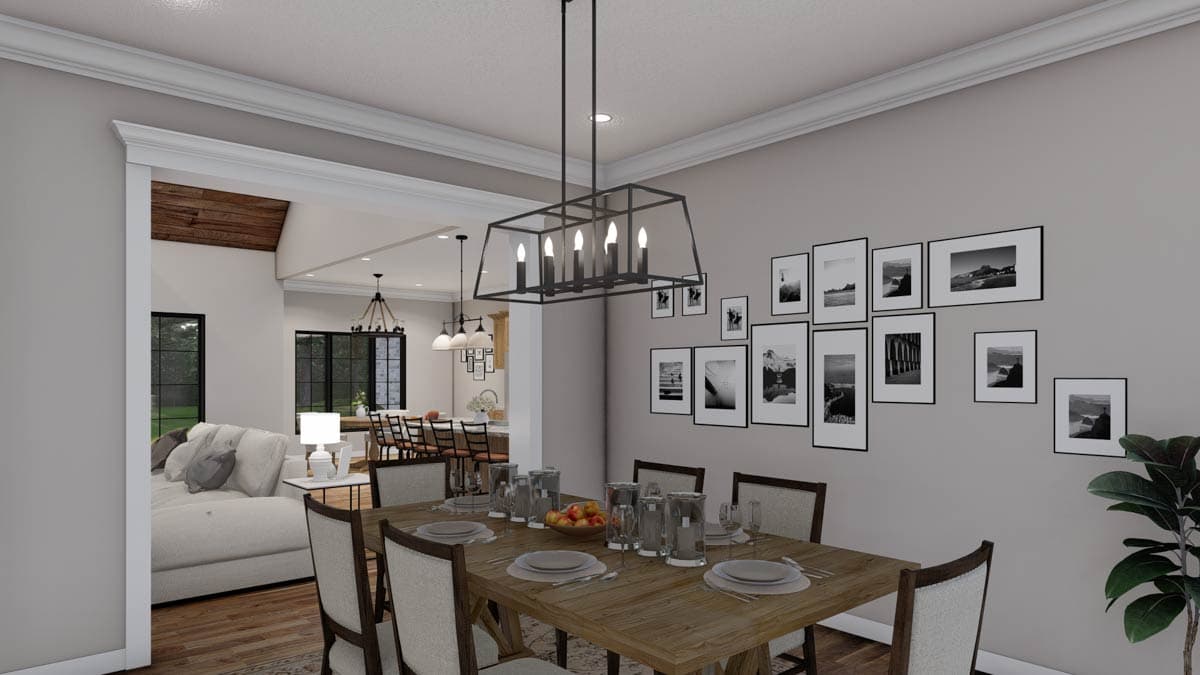 Plan 70515MK: 4 Bed French Country House Plan with Bonus Over Garage - 2647 Sq Ft - Image #10 - European, French Country, Traditional, Transitional