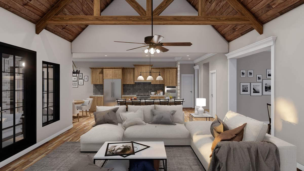 Plan 70515MK: 4 Bed French Country House Plan with Bonus Over Garage - 2647 Sq Ft - Image #12 - European, French Country, Traditional, Transitional