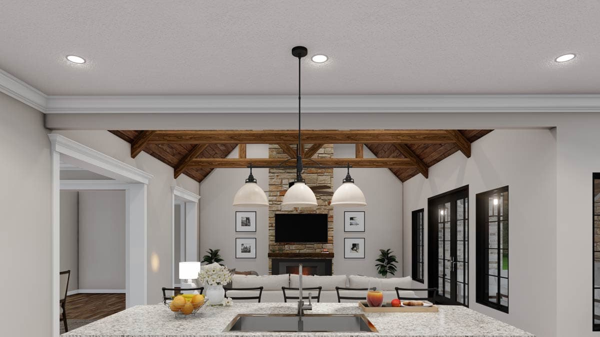 Plan 70515MK: 4 Bed French Country House Plan with Bonus Over Garage - 2647 Sq Ft - Image #15 - European, French Country, Traditional, Transitional