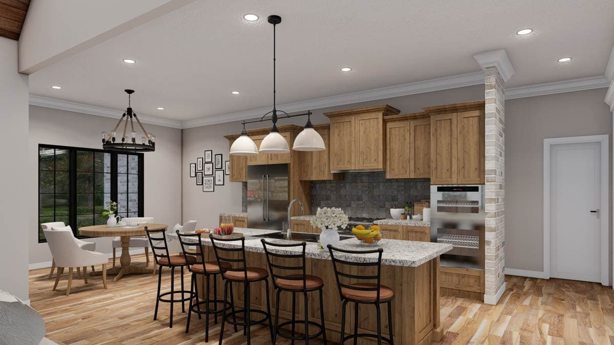 Plan 70515MK: 4 Bed French Country House Plan with Bonus Over Garage - 2647 Sq Ft - Image #18 - European, French Country, Traditional, Transitional