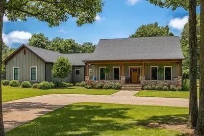 3 Bed Country Home Plan with 2 Porches