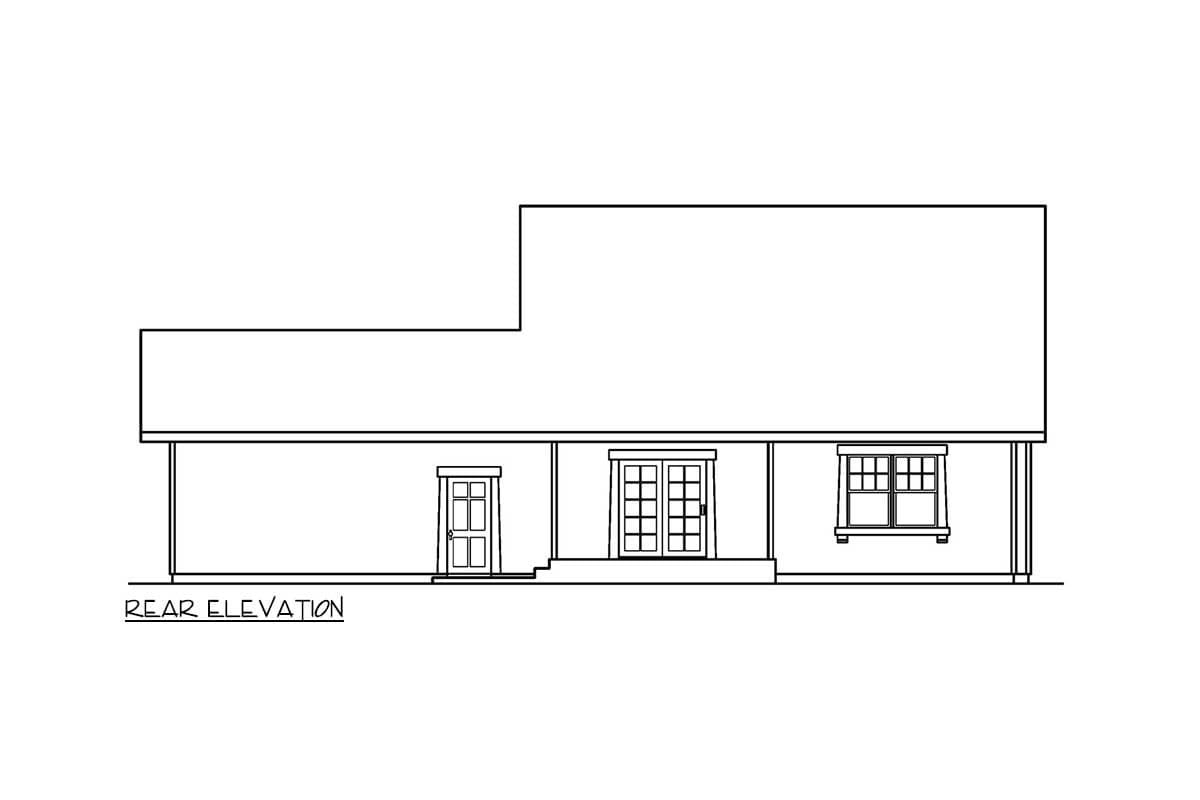 Plan 72103DA: Three Bedroom Craftsman House Plan with Inviting Front Porch - Image #4 - Cottage, Country, Craftsman, Ranch