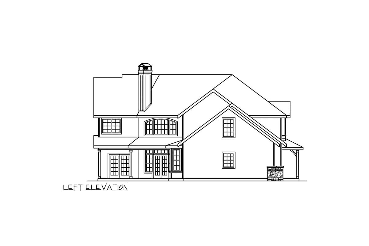 Plan 72114DA: Spacious Two-Story Country House Plan with Four Bedrooms and Wraparound Porch - Image #2 - Country, Craftsman, Traditional