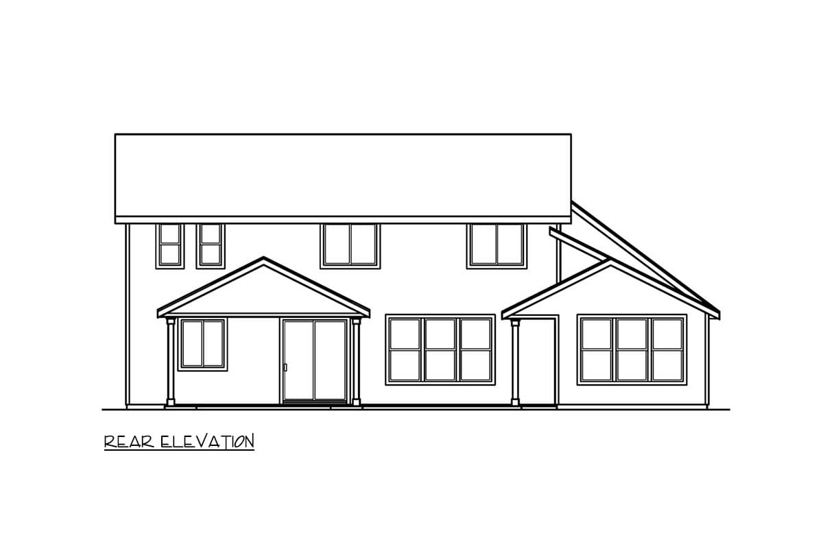 Plan 72115DA: Craftsman Mountain House Plan with 4 Bedrooms and 2,587 Square Feet - Image #3 - Craftsman, Mountain, Traditional
