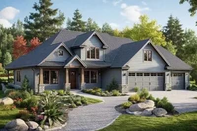 Craftsman Flavored House Plan