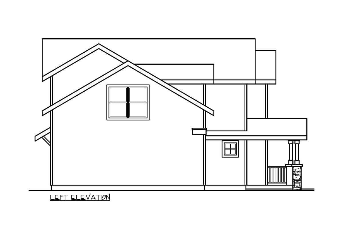 Plan 72150DA: Craftsman New American House Plan with Three Bedrooms and Bonus Space - Image #3 - Craftsman, New American