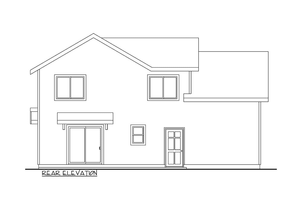 Plan 72150DA: Craftsman New American House Plan with Three Bedrooms and Bonus Space - Image #4 - Craftsman, New American