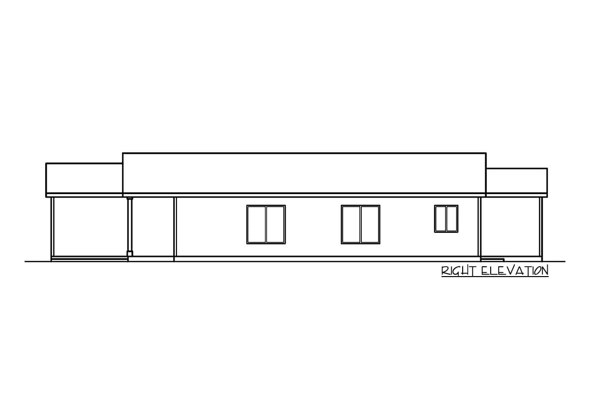 Plan 72155DA: Compact Northwest Ranch House Plan with Open Living and 3 Beds - Image #4 - Northwest, Ranch