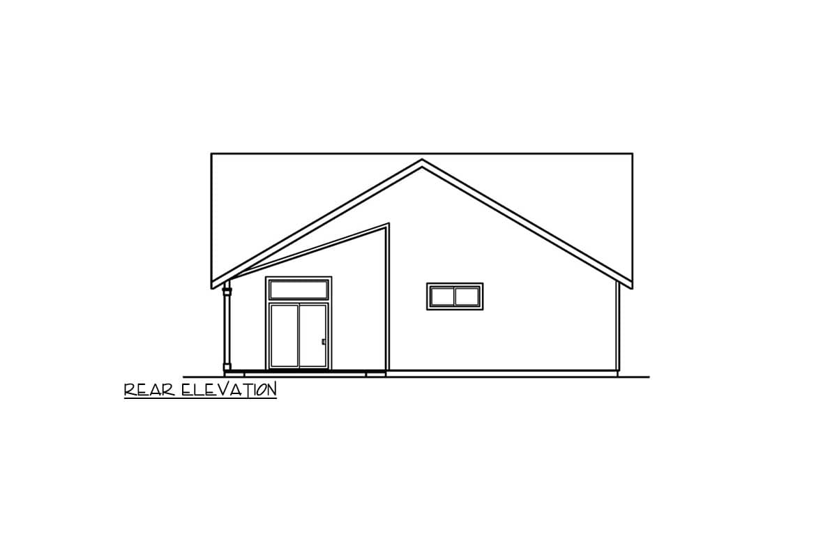 Plan 72205DA: Charming Craftsman House Plan Featuring Three Bedrooms and Two Car Garage - Image #3 - Country, Craftsman, Traditional