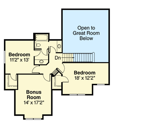 Plan 72213DA: Family-Friendly Layout - Floor Plan - 2nd Floor - Craftsman, Northwest