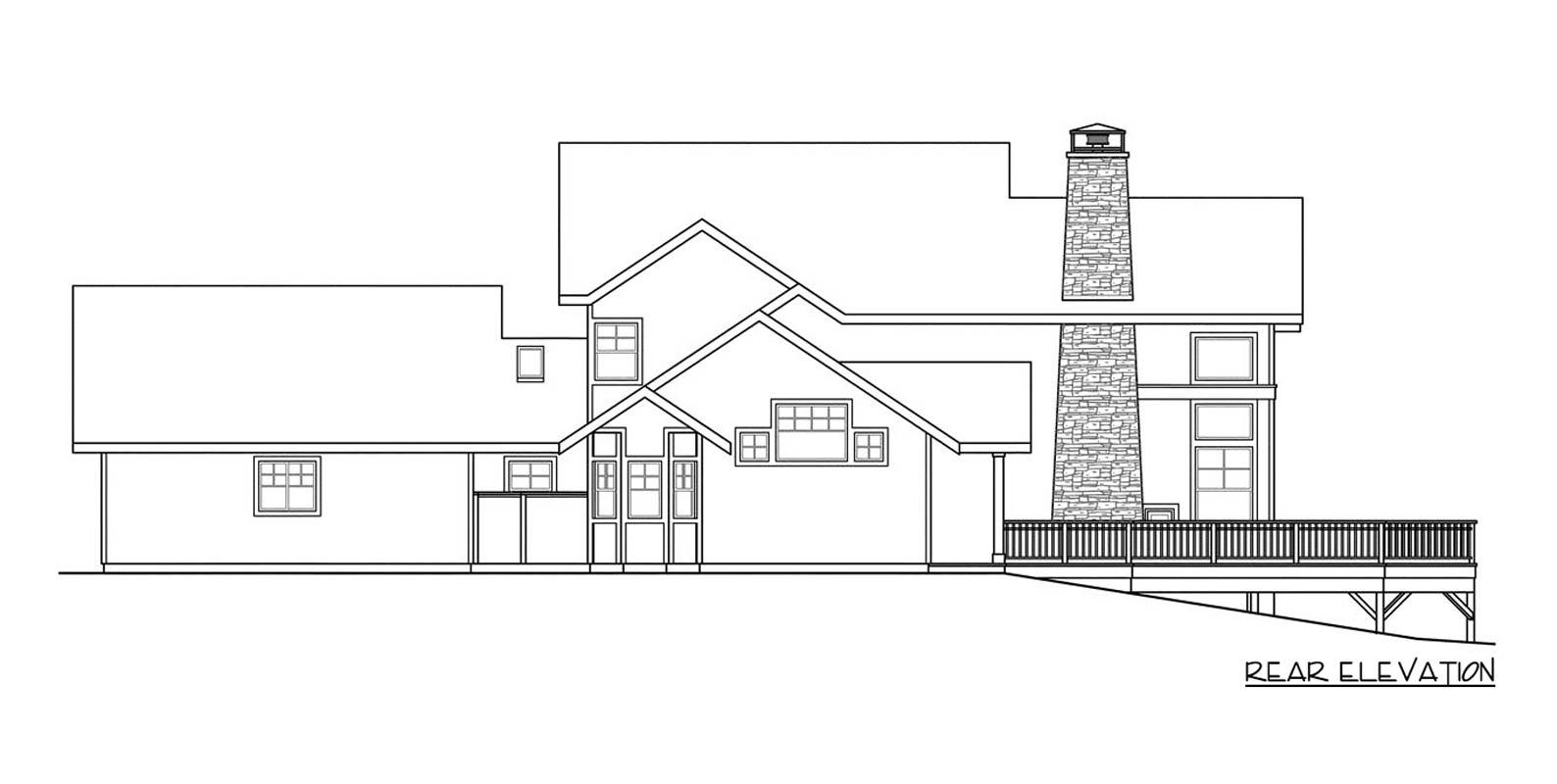 Plan 72214DA: 3-Bed Country Craftsman Lodge Home Plan with Wrap-Around Porch - 2726 Sq Ft - Image #17 - Country, Craftsman, Mountain, Northwest, Rustic