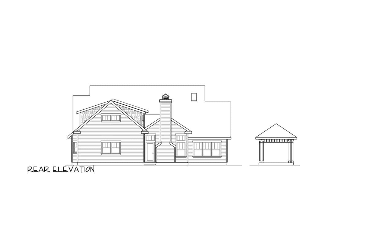 Plan 72225DA: Classic Farmhouse House Plan with Four Bedrooms and Wraparound Porch - Image #3 - Country, Farmhouse, Traditional