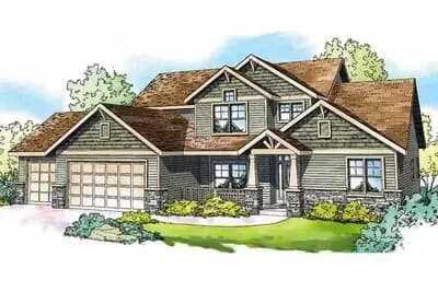 Nostalgic Shingle Style Home Plan