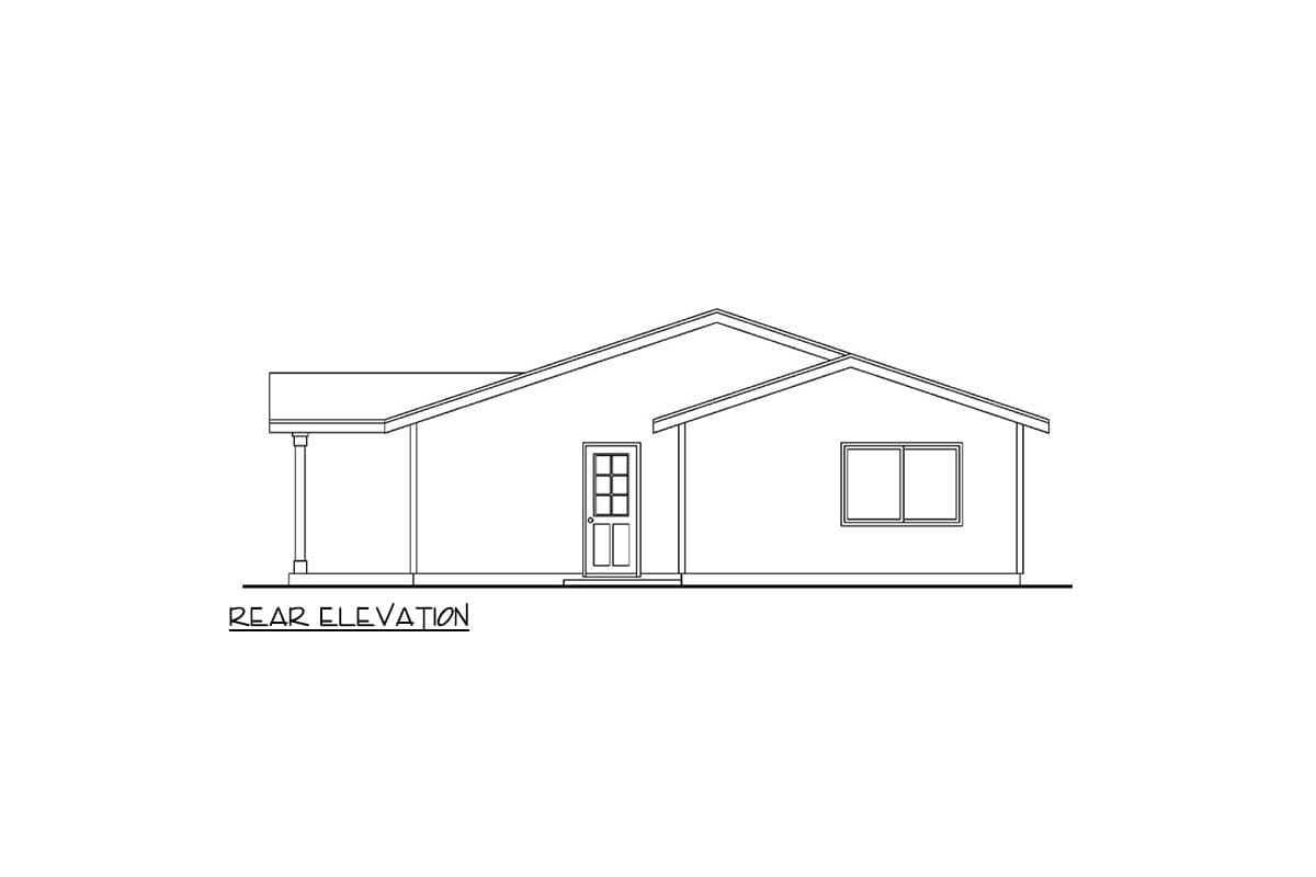 Plan 72515DA: Uncomplicated Beach-Style Home Plan - Image #3 - Country, Ranch