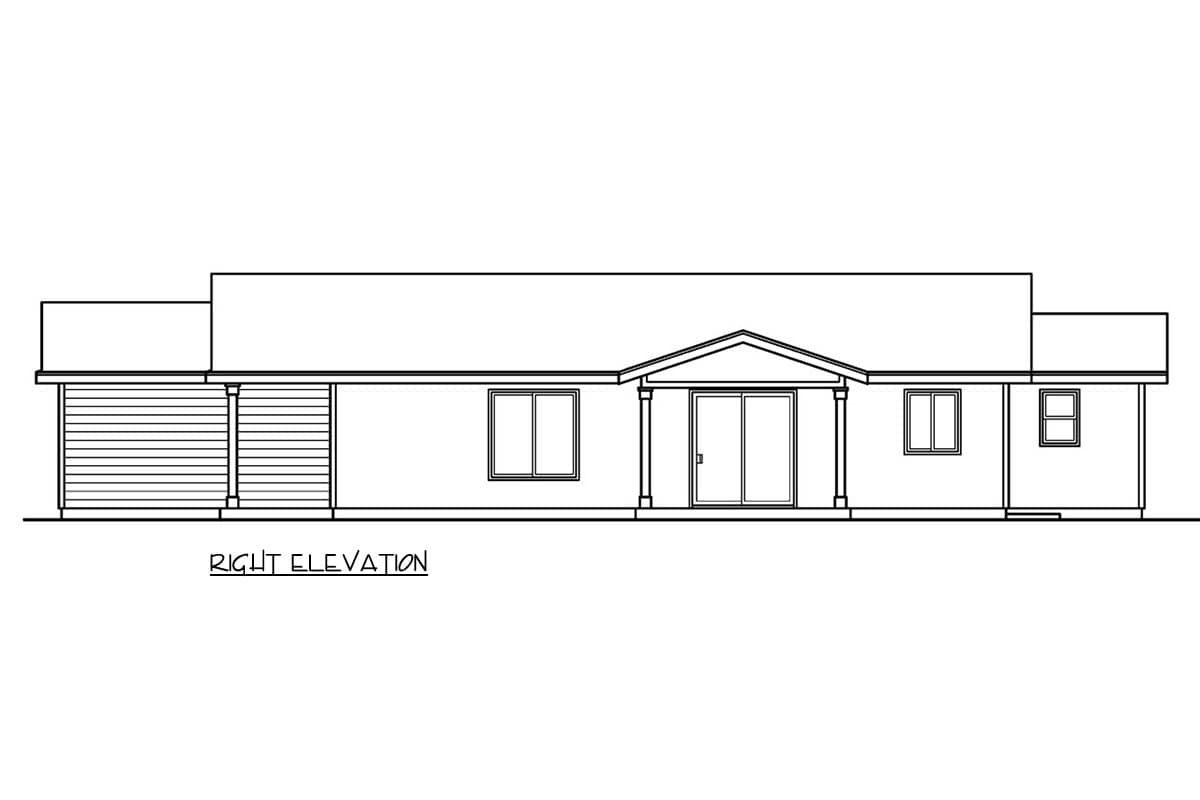 Plan 72515DA: Uncomplicated Beach-Style Home Plan - Image #4 - Country, Ranch