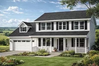 Traditional Farm-Style Home Plan
