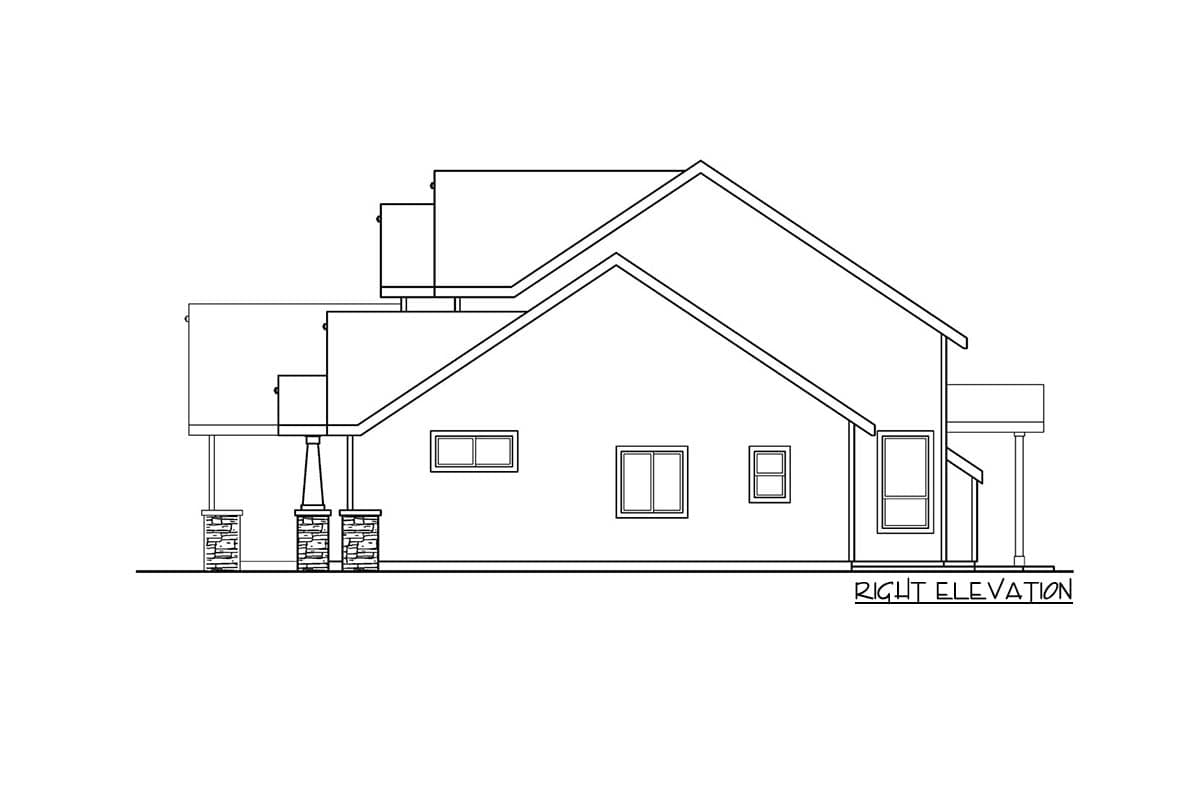 Plan 72546DA: Craftsman with Tapered Columns - Image #5 - Craftsman, Northwest