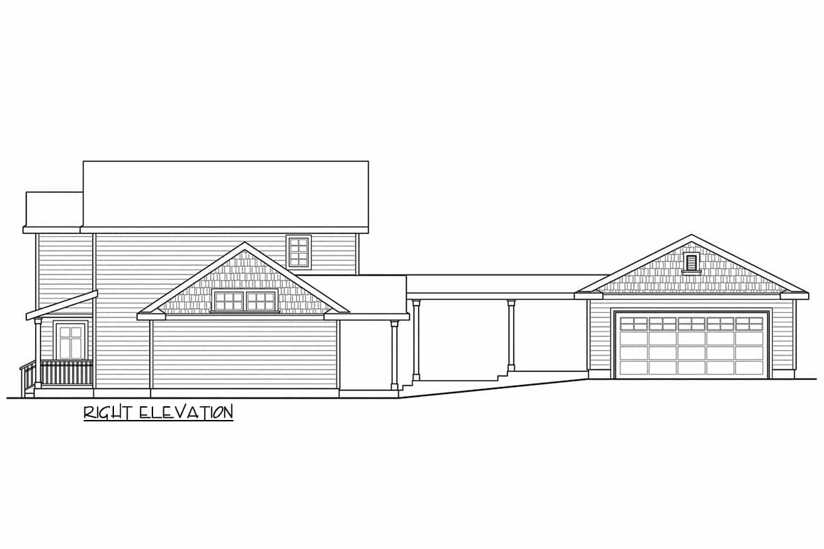 Plan 72556DA: Charming Mountain Style House Plan with Three Bedrooms and Detached Garage - Image #3 - Country, Mountain, Northwest