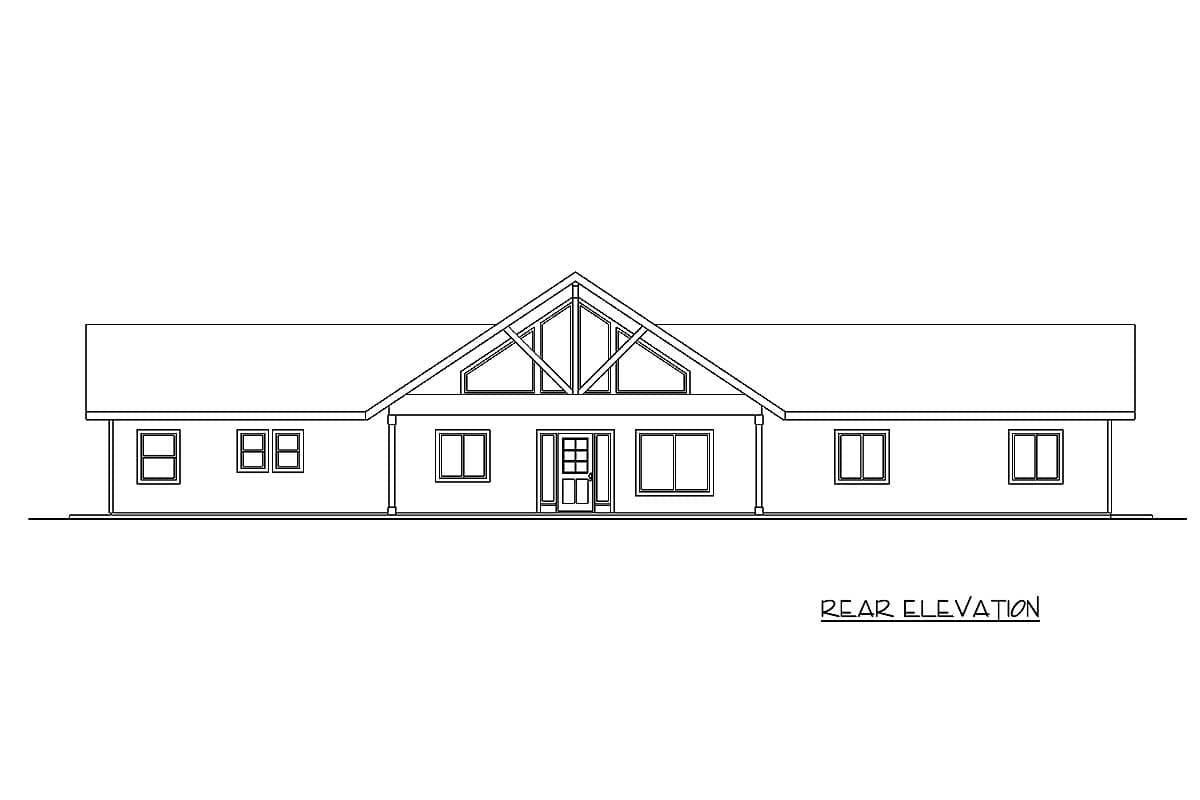 Plan 72565DA: Rustic Ranch Home Plan with Great Open Spaces - Image #9 - Mountain, Northwest, Ranch, Rustic