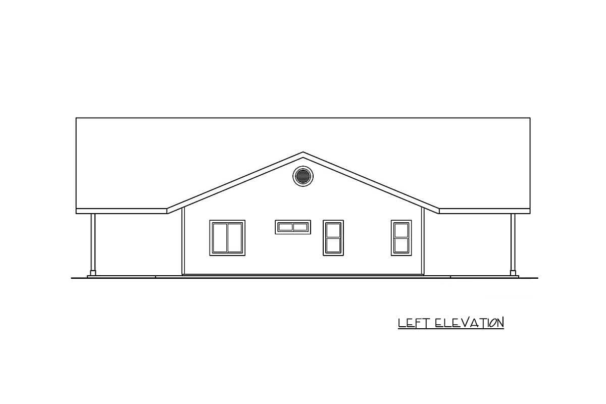 Plan 72565DA: Rustic Ranch Home Plan with Great Open Spaces - Image #10 - Mountain, Northwest, Ranch, Rustic