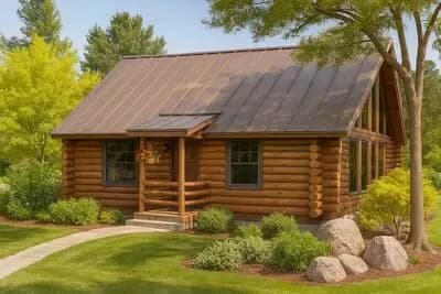 Cozy Log Home for All Seasons