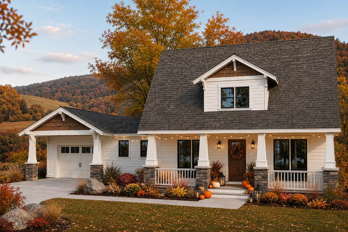 Plan 72599DA: Craftsman Northwest House Plan with Three Bedrooms and Attached Two-Car Garage - Image #2 - Country, Craftsman, Northwest