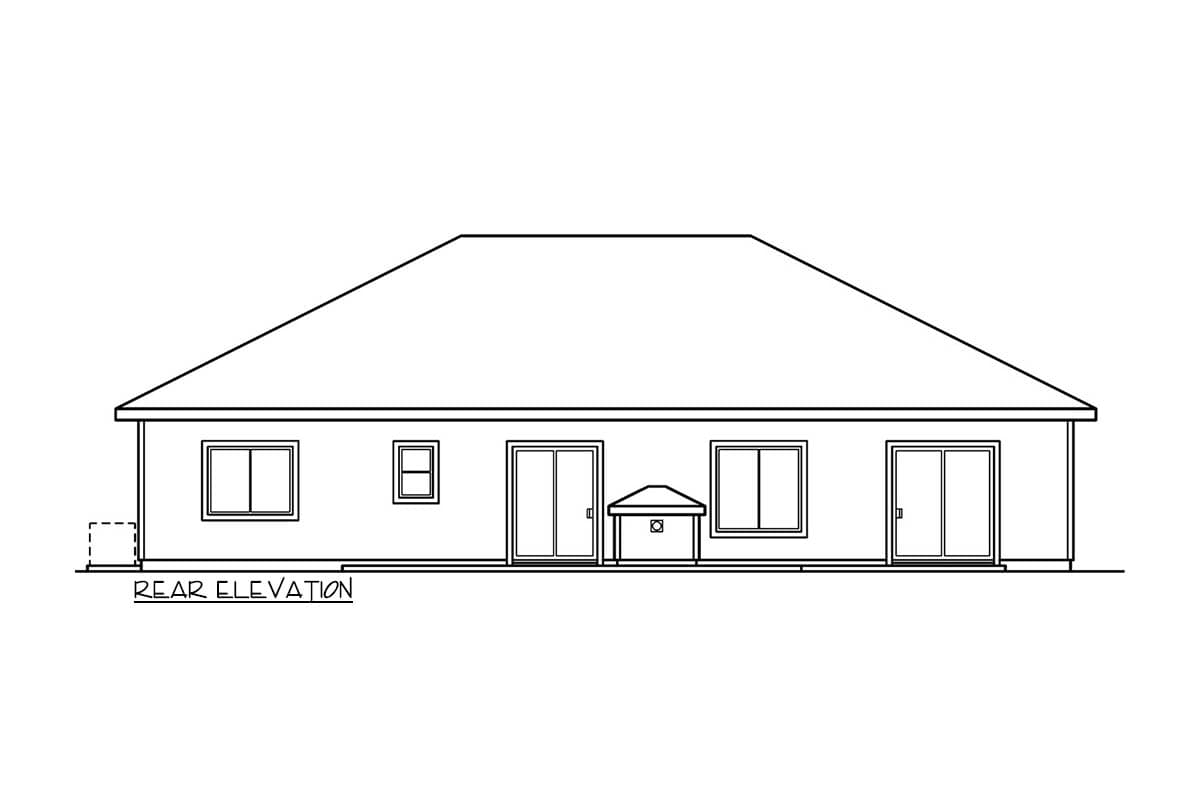 Plan 72627DA: Northwest Ranch House Plan with 3 Bedrooms and 2-Car Garage - Image #3 - Northwest, Ranch