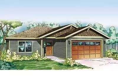 Compact One Level Home Plan
