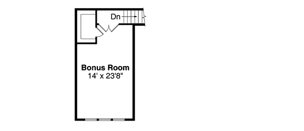 Plan 72648DA: Arched Openings - Floor Plan - Bonus - Northwest, Ranch, Traditional