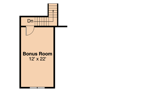 Plan 72690DA: Updated Craftsman Bungalow - Floor Plan - Bonus - Craftsman, Northwest, Ranch