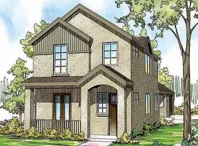 Town Home Plan With Options