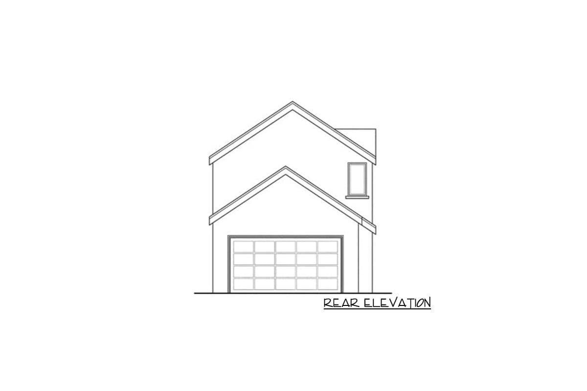 Plan 72695DA: 3 Bed Townhouse Plan With Options - Image #4 - Northwest, Traditional