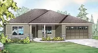 Contemporary Ranch With Vaulted Spaces