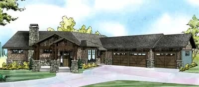 Craftsman Ranch Home with Finished Lower Level