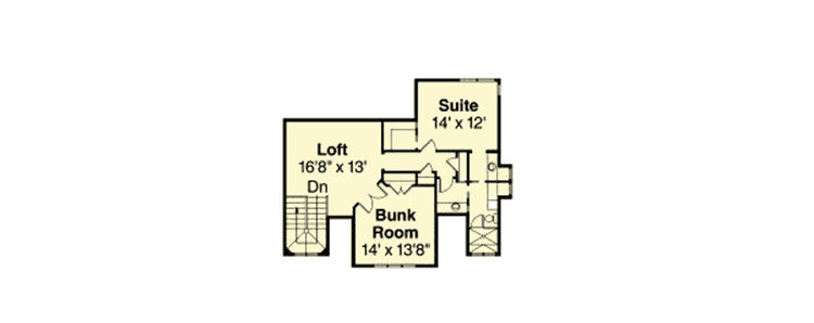 Plan 72723DA: Rustic Home Plan With 4 Shed Dormers - Floor Plan - 2nd Floor - Country, Craftsman, Mountain, Rustic, Vacation