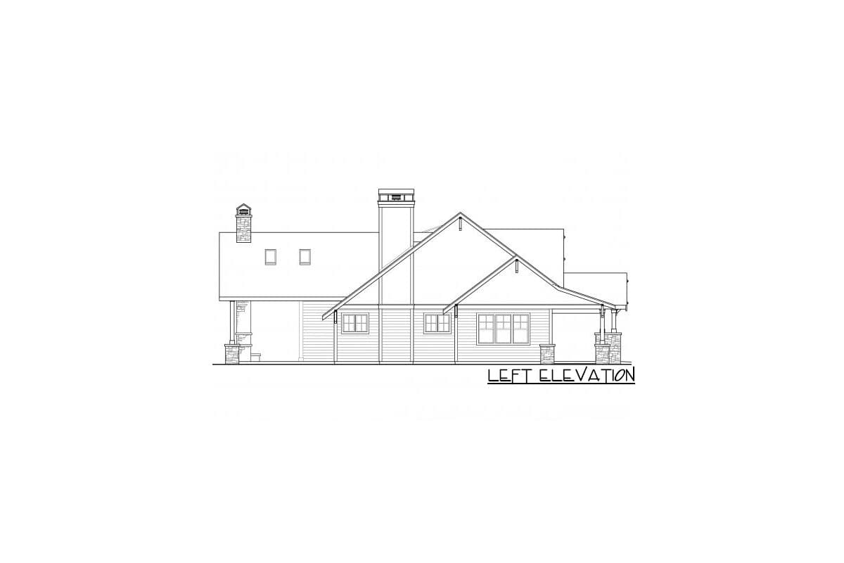 Plan 72723DA: Rustic Home Plan With 4 Shed Dormers - Image #31 - Country, Craftsman, Mountain, Rustic, Vacation