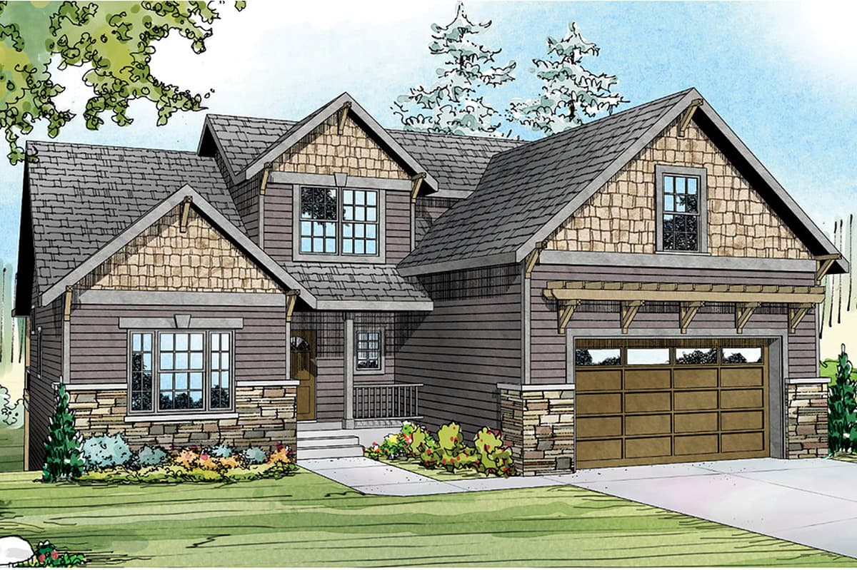 Plan 72724DA: Bright And Open Cottage - Image #14 - Cottage, Craftsman, Northwest