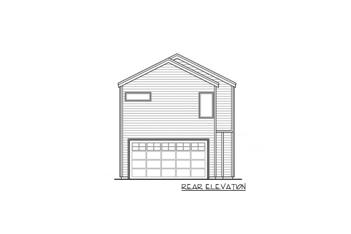 Plan 72734DA: Airy Contemporary Townhouse Plan - Image #16 - Northwest