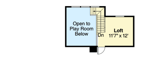 Plan 72741DA: For The Front Sloping Lot - Floor Plan - 2nd Floor - Craftsman, Northwest