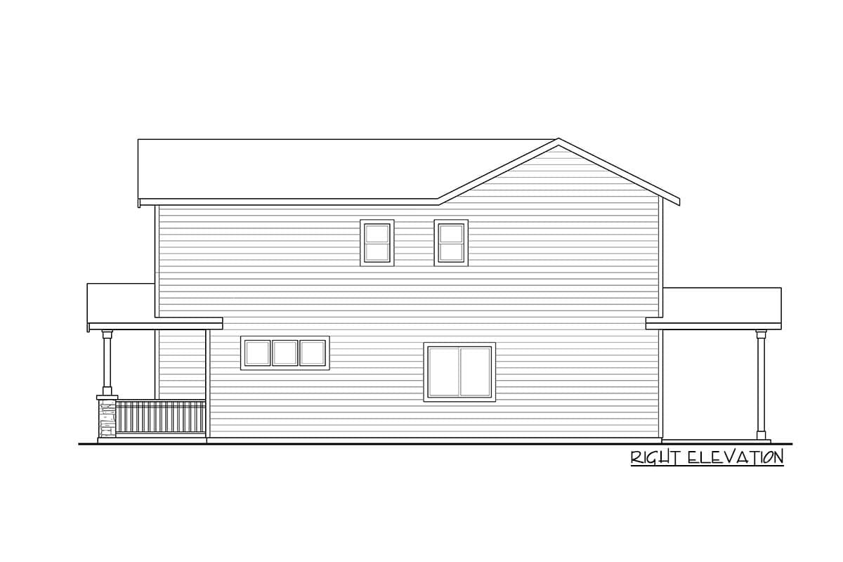Plan 72745DA: 3 Bedroom Duplex House Plan - Image #5