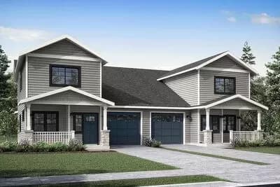 3 Bedroom Duplex House Plan